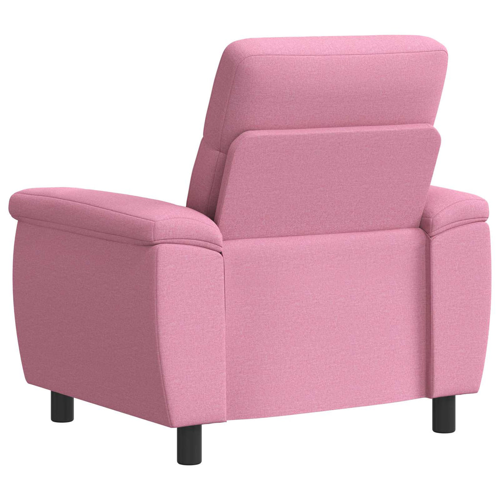 vidaXL Sofa różowy 95 x 90 x 95 cm tkanina