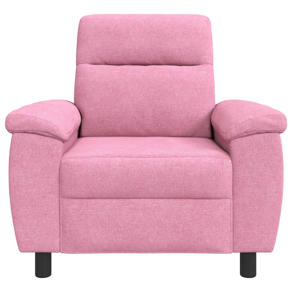vidaXL Sofa różowy 95 x 90 x 95 cm tkanina