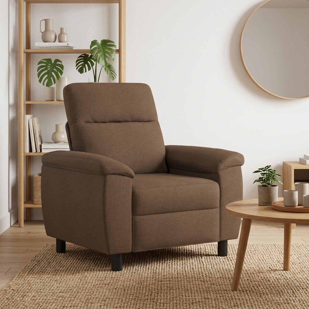 vidaXL Sofa brązowy 95 x 90 x 95 cm tkanina
