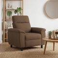 vidaXL Sofa brązowy 95 x 90 x 95 cm tkanina