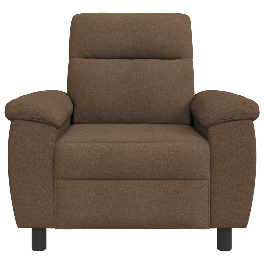 vidaXL Sofa brązowy 95 x 90 x 95 cm tkanina