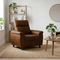 vidaXL Sofa brązowy 95 x 90 x 95 cm Skóra zamszowa