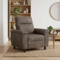 vidaXL Sofa ciemnoszary 95 x 90 x 95 cm Skóra zamszowa