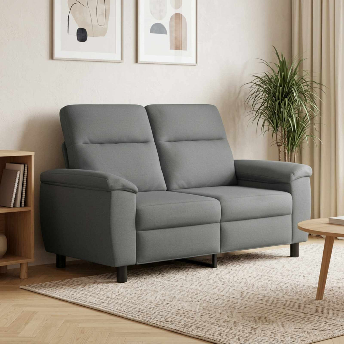 vidaXL Sofa ciemnoszary 158 x 90 x 95 cm tkanina
