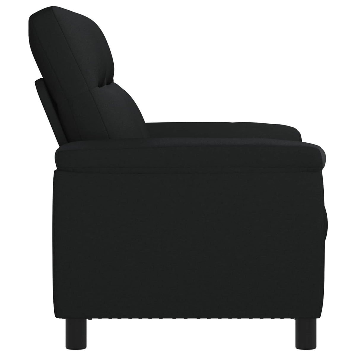vidaXL Sofa Czarny 158 x 90 x 95 cm tkanina