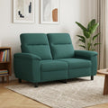 vidaXL Sofa Ciemnozielony 158 x 90 x 95 cm tkanina