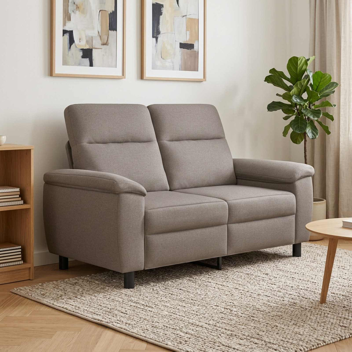vidaXL Sofa Ciemnoszary 158 x 90 x 95 cm tkanina