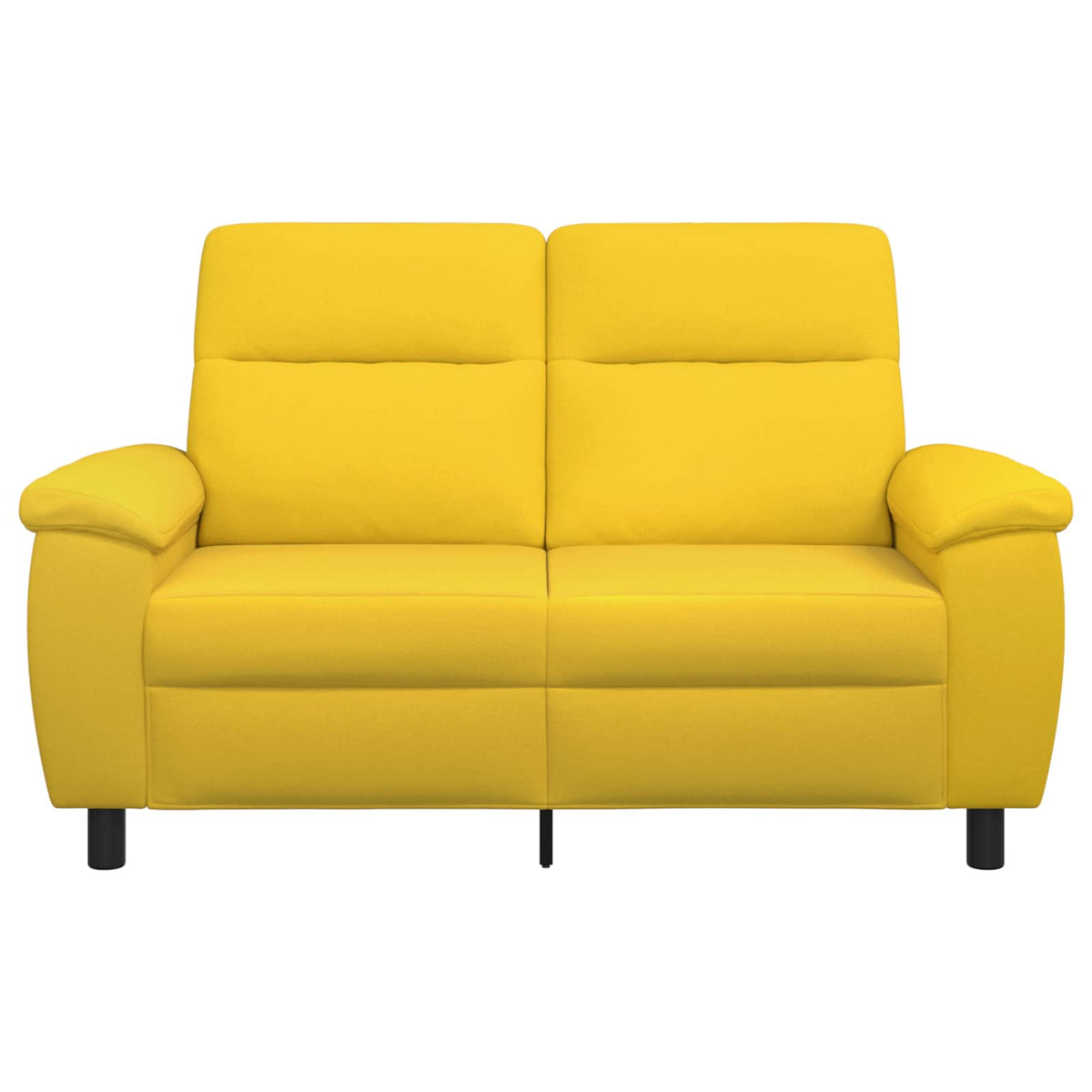 vidaXL Sofa Jasnożółty 158 x 90 x 95 cm tkanina
