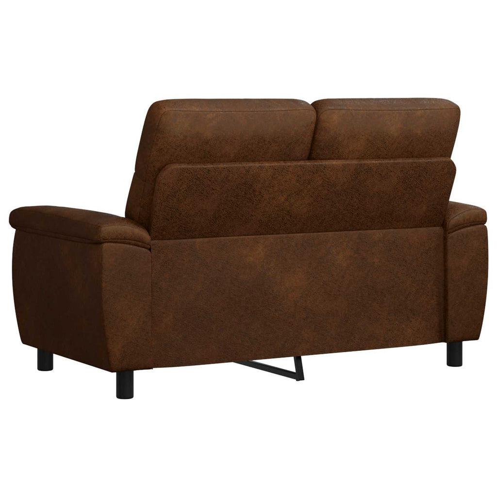 vidaXL Sofa brązowy 158 x 90 x 95 cm Skóra zamszowa