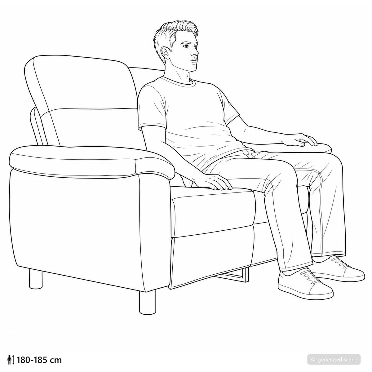 vidaXL Sofa brązowy 158 x 90 x 95 cm Skóra zamszowa