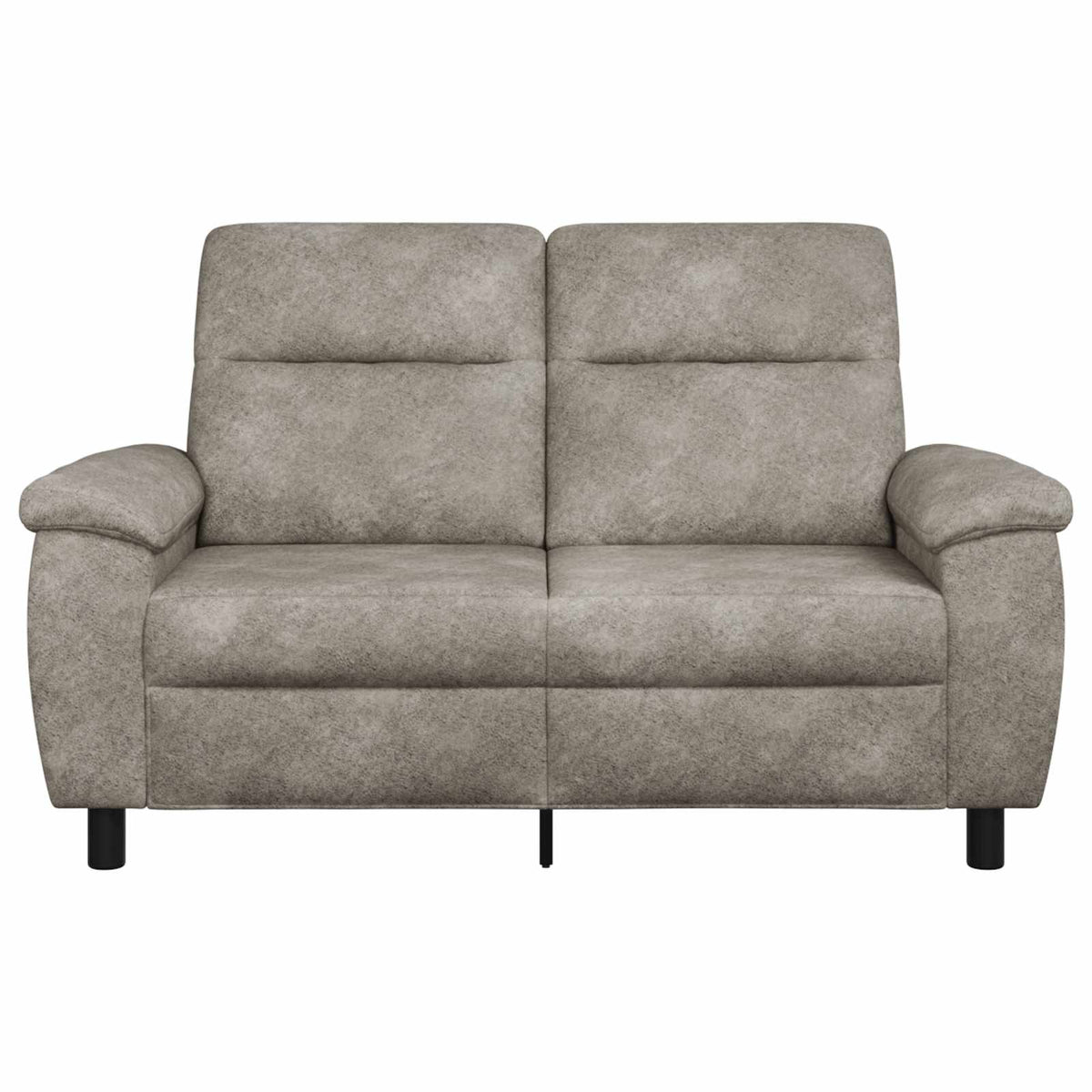 vidaXL Sofa jasnoszary 158 x 90 x 95 cm Skóra zamszowa