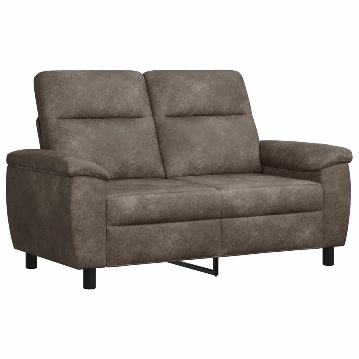 vidaXL Sofa ciemnoszary 158 x 90 x 95 cm Skóra zamszowa