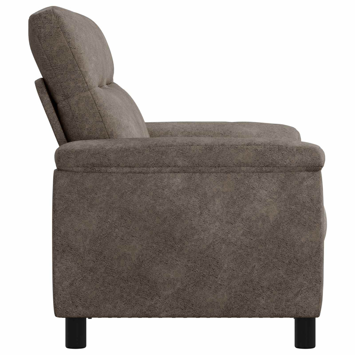 vidaXL Sofa ciemnoszary 158 x 90 x 95 cm Skóra zamszowa