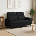 vidaXL Sofa Czarny 178 x 90 x 95 cm tkanina