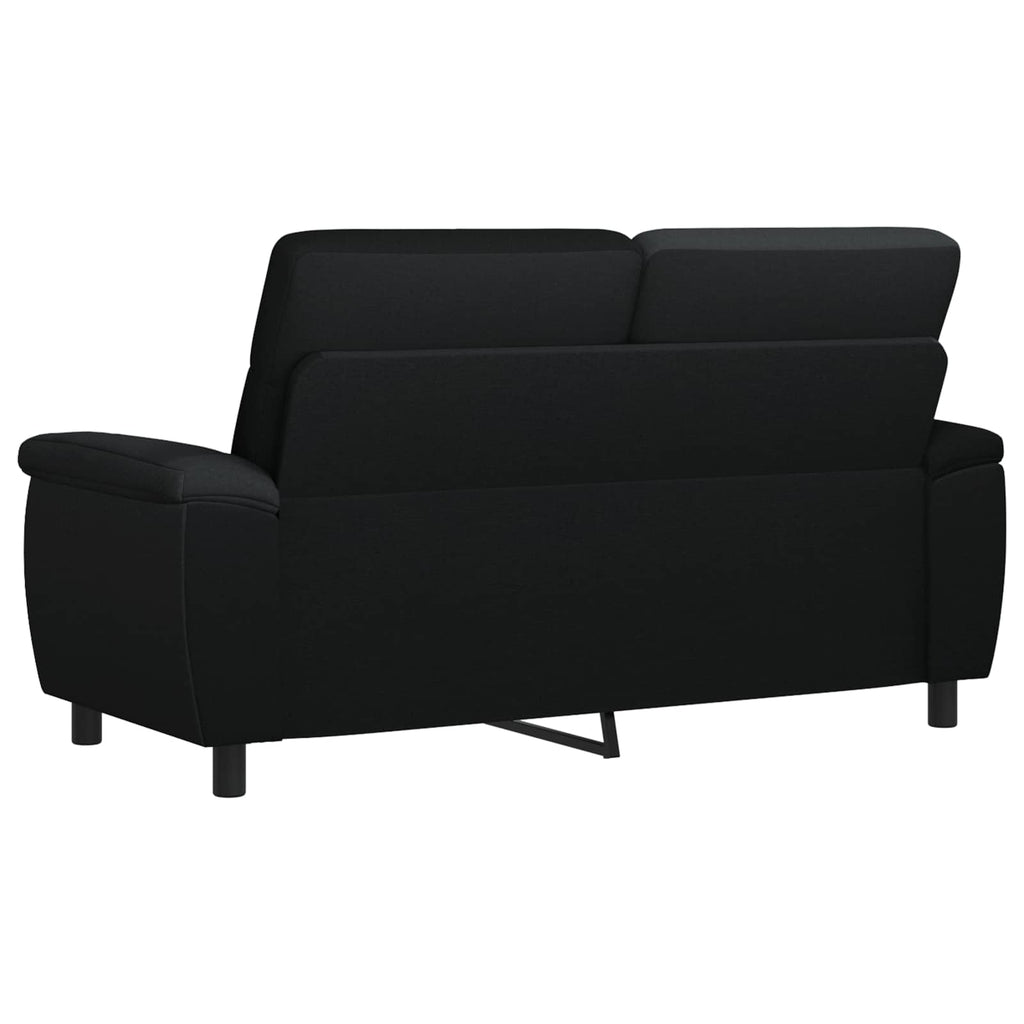 vidaXL Sofa Czarny 178 x 90 x 95 cm tkanina