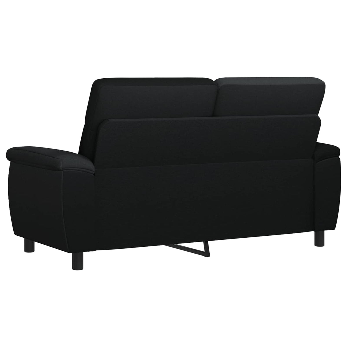 vidaXL Sofa Czarny 178 x 90 x 95 cm tkanina