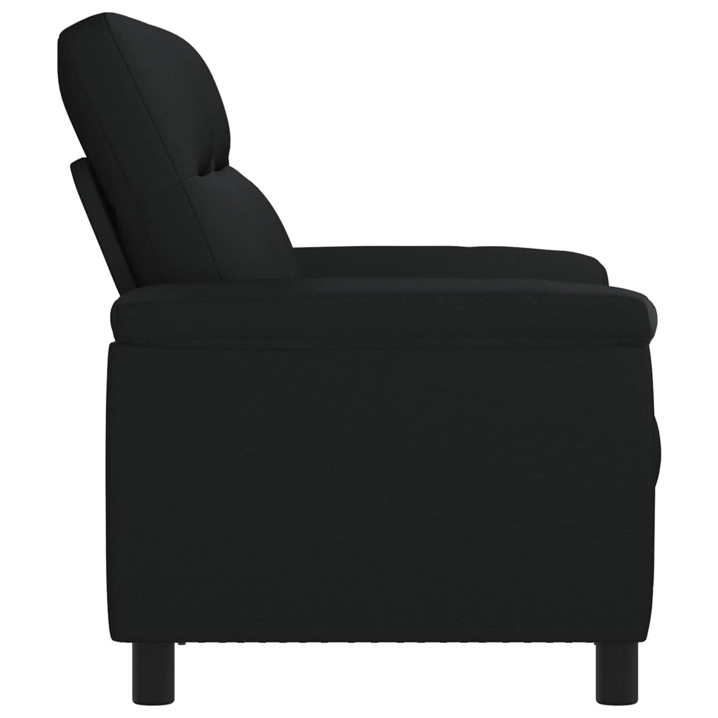 vidaXL Sofa Czarny 178 x 90 x 95 cm tkanina