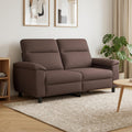 vidaXL Sofa Ciemny brąz 178 x 90 x 95 cm tkanina