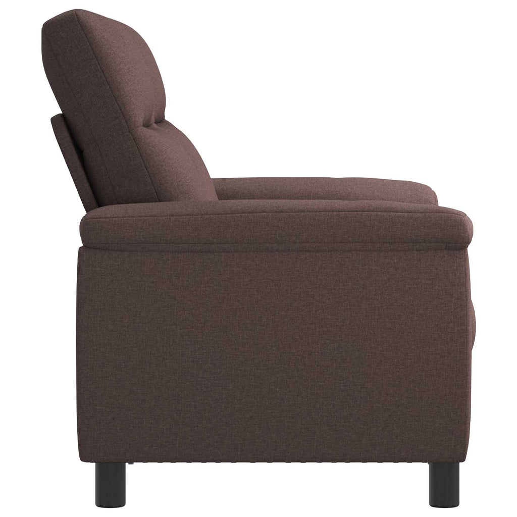 vidaXL Sofa Ciemny brąz 178 x 90 x 95 cm tkanina