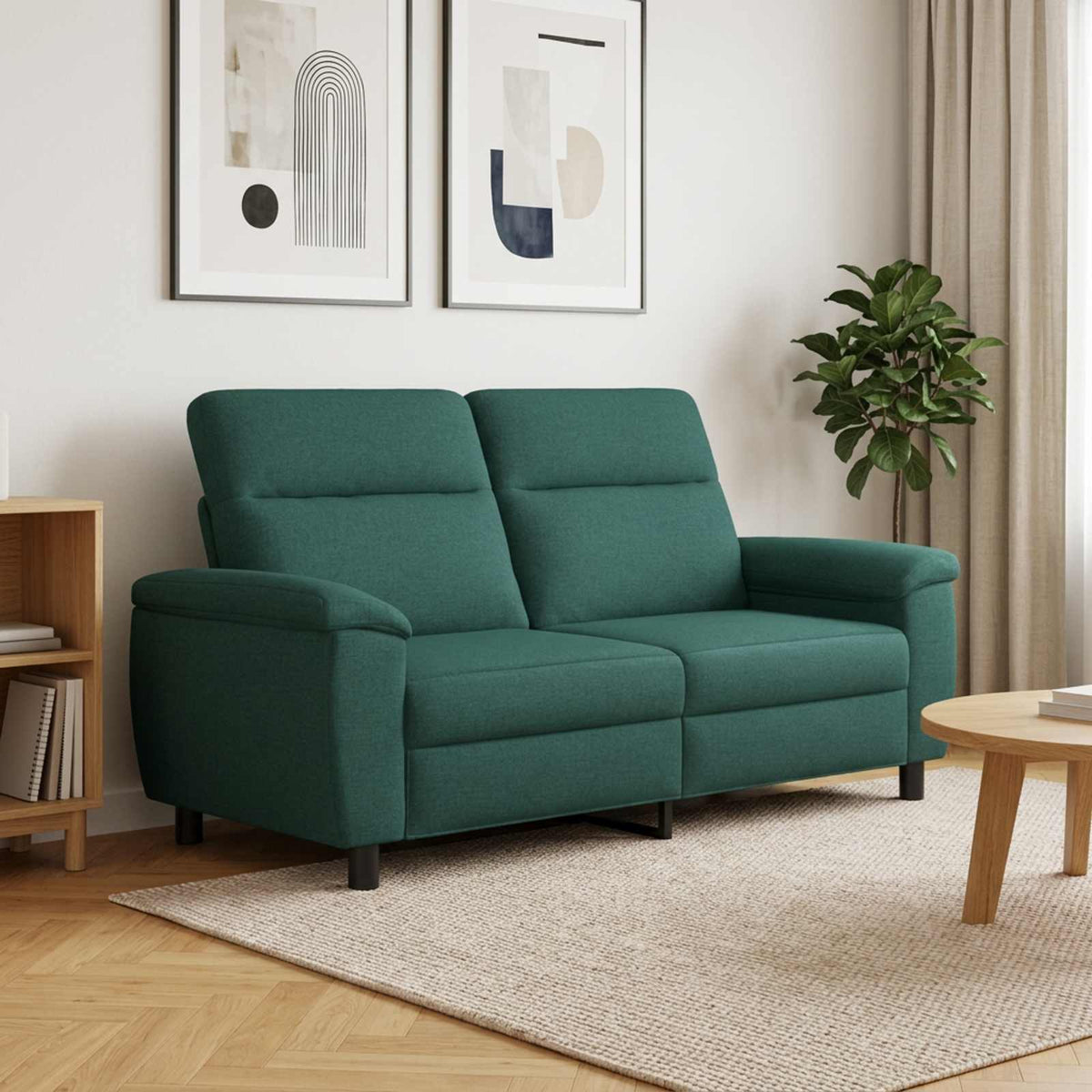 vidaXL Sofa Ciemnozielony 178 x 90 x 95 cm tkanina