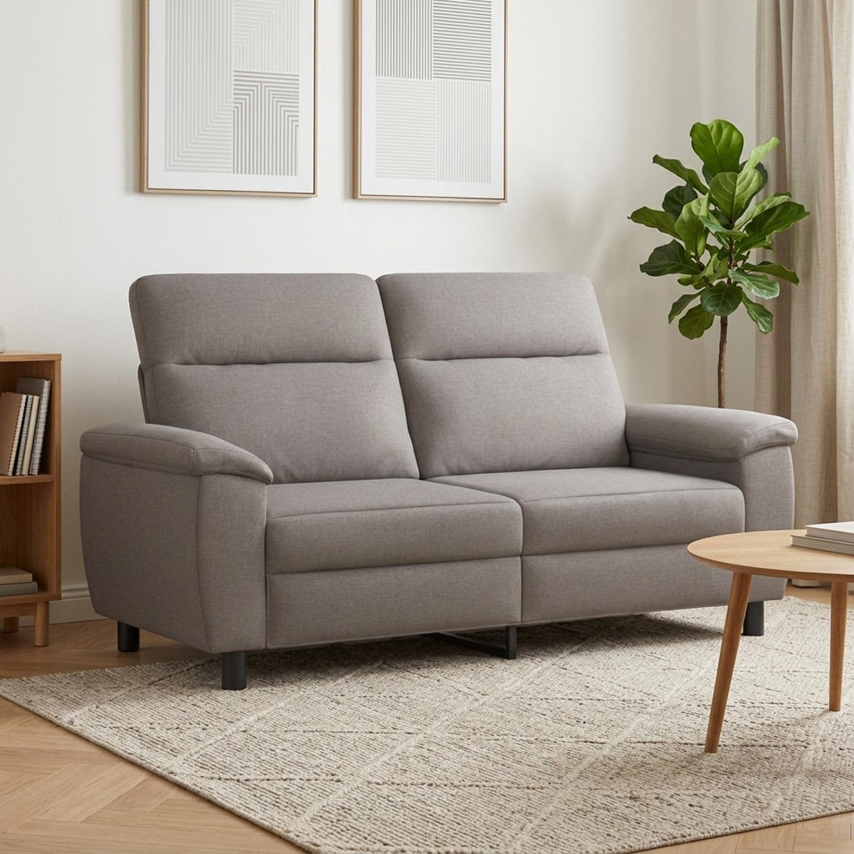 vidaXL Sofa Ciemnoszary 178 x 90 x 95 cm tkanina