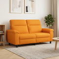vidaXL Sofa Ciemny Żółty 178 x 90 x 95 cm tkanina