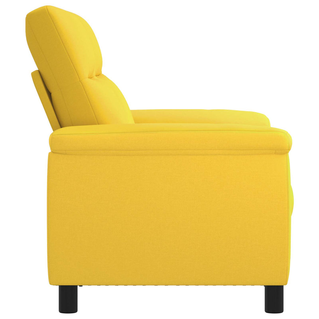 vidaXL Sofa Jasnożółty 178 x 90 x 95 cm tkanina
