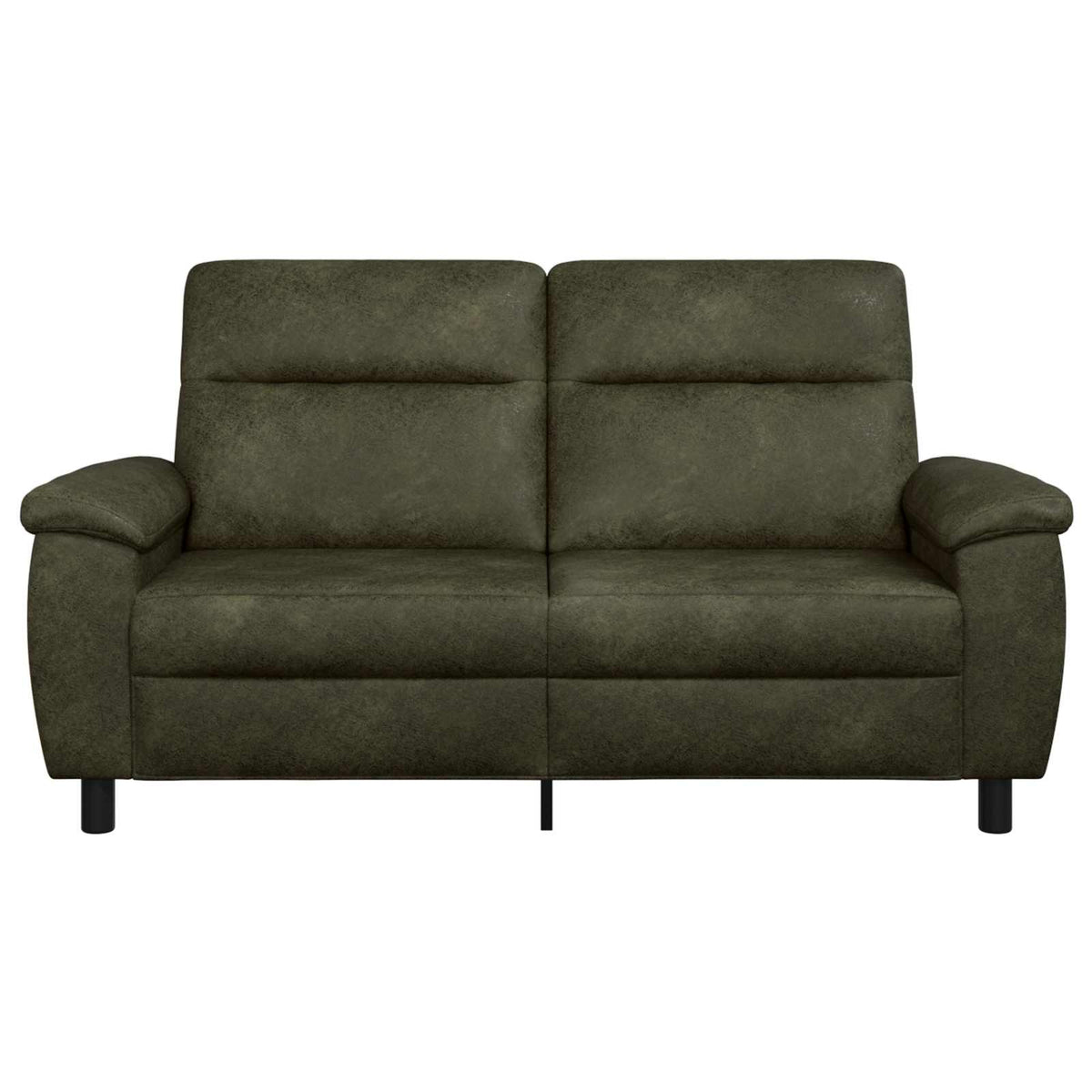 vidaXL Sofa Zielony wojskowy 178 x 90 x 95 cm Skóra zamszowa
