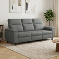 vidaXL Sofa ciemnoszary 214 x 90 x 95 cm tkanina