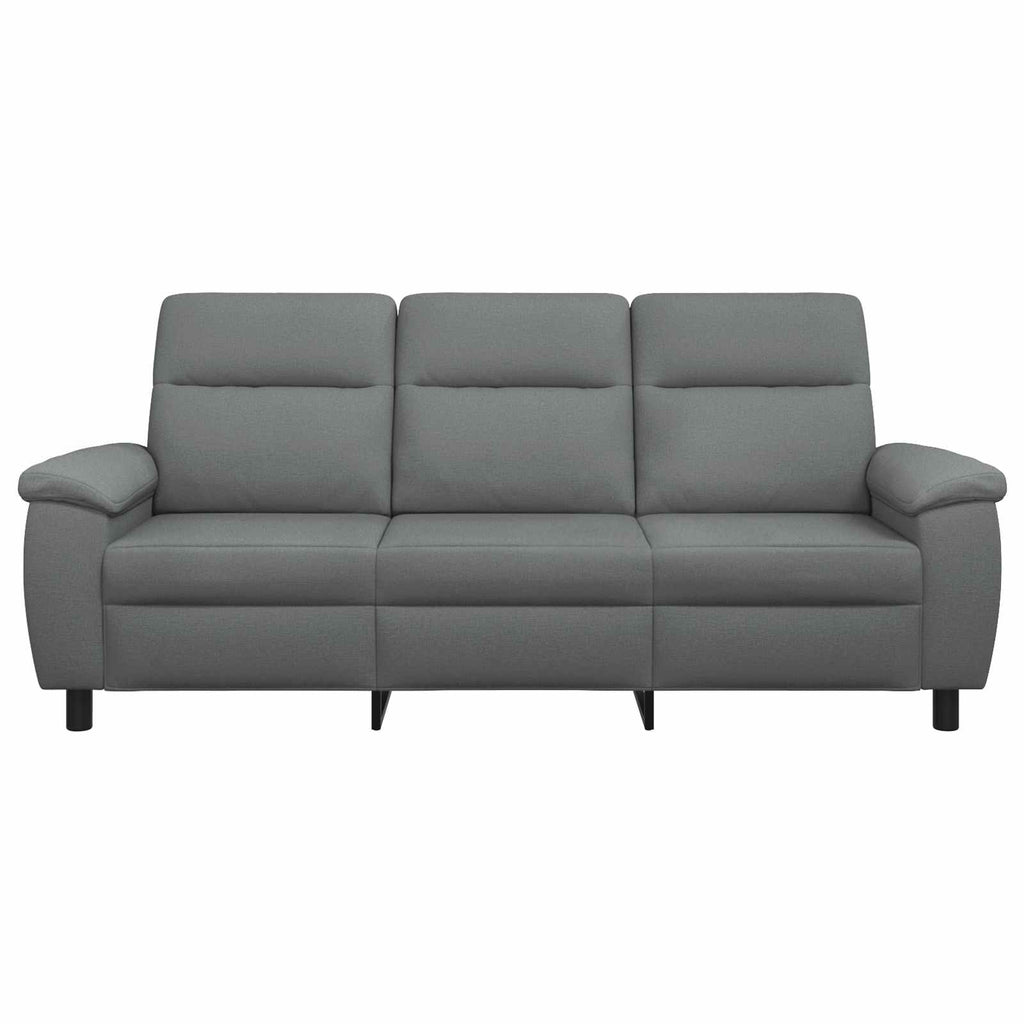 vidaXL Sofa ciemnoszary 214 x 90 x 95 cm tkanina