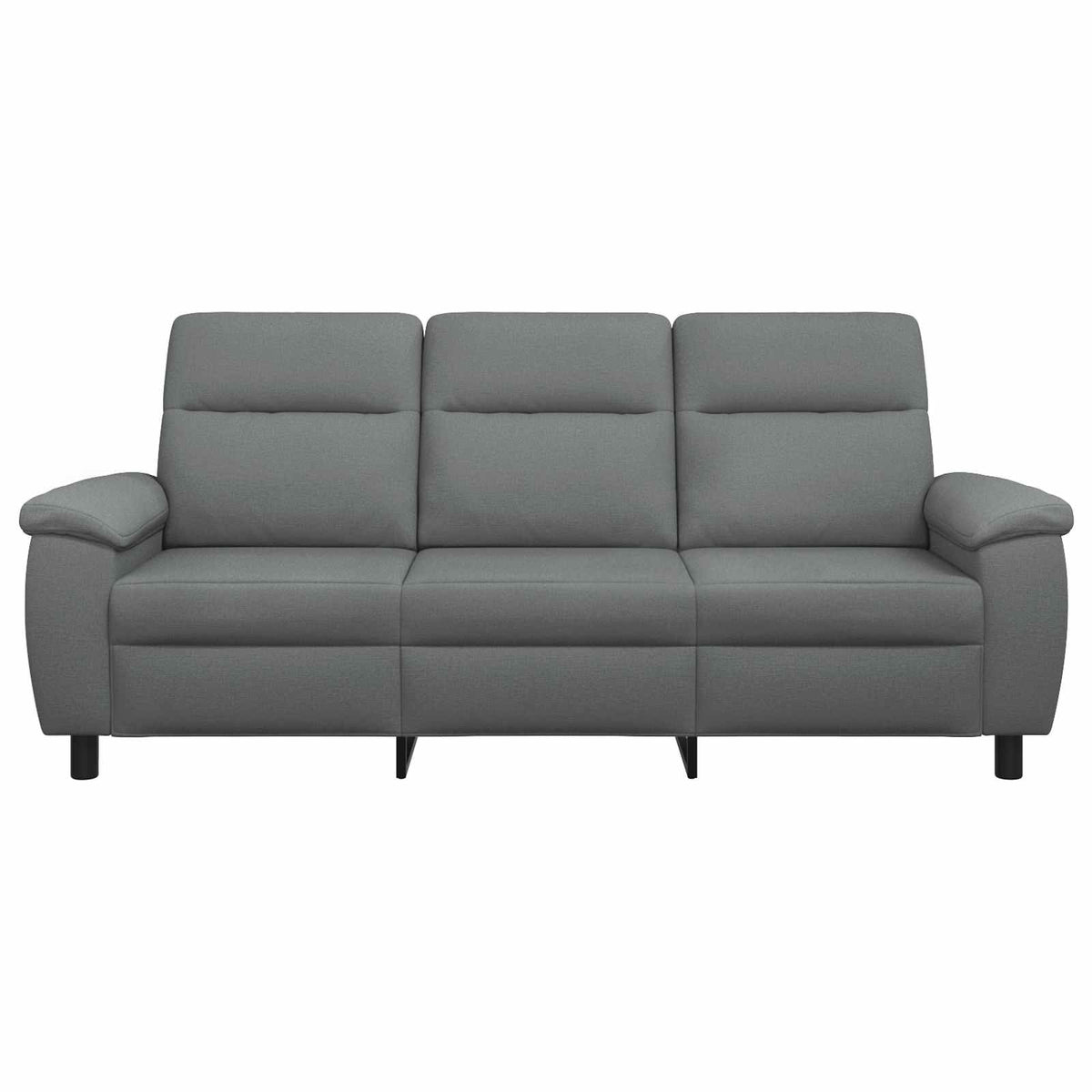 vidaXL Sofa ciemnoszary 214 x 90 x 95 cm tkanina