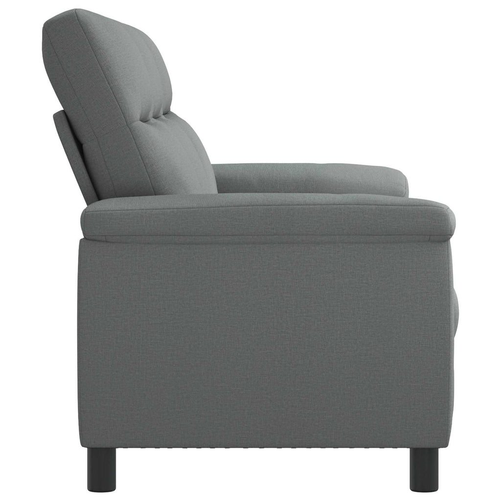 vidaXL Sofa ciemnoszary 214 x 90 x 95 cm tkanina