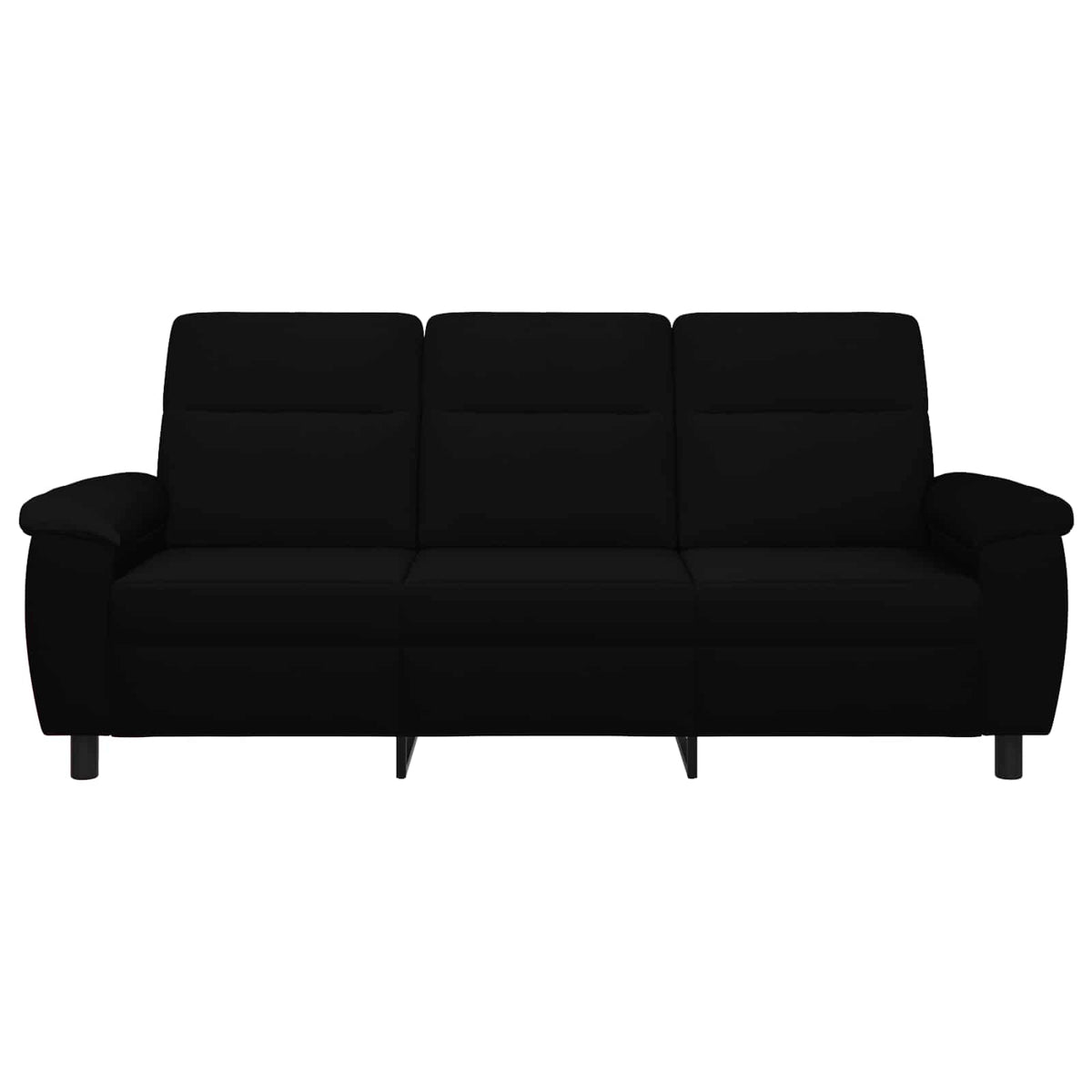 vidaXL Sofa Czarny 214 x 90 x 95 cm tkanina
