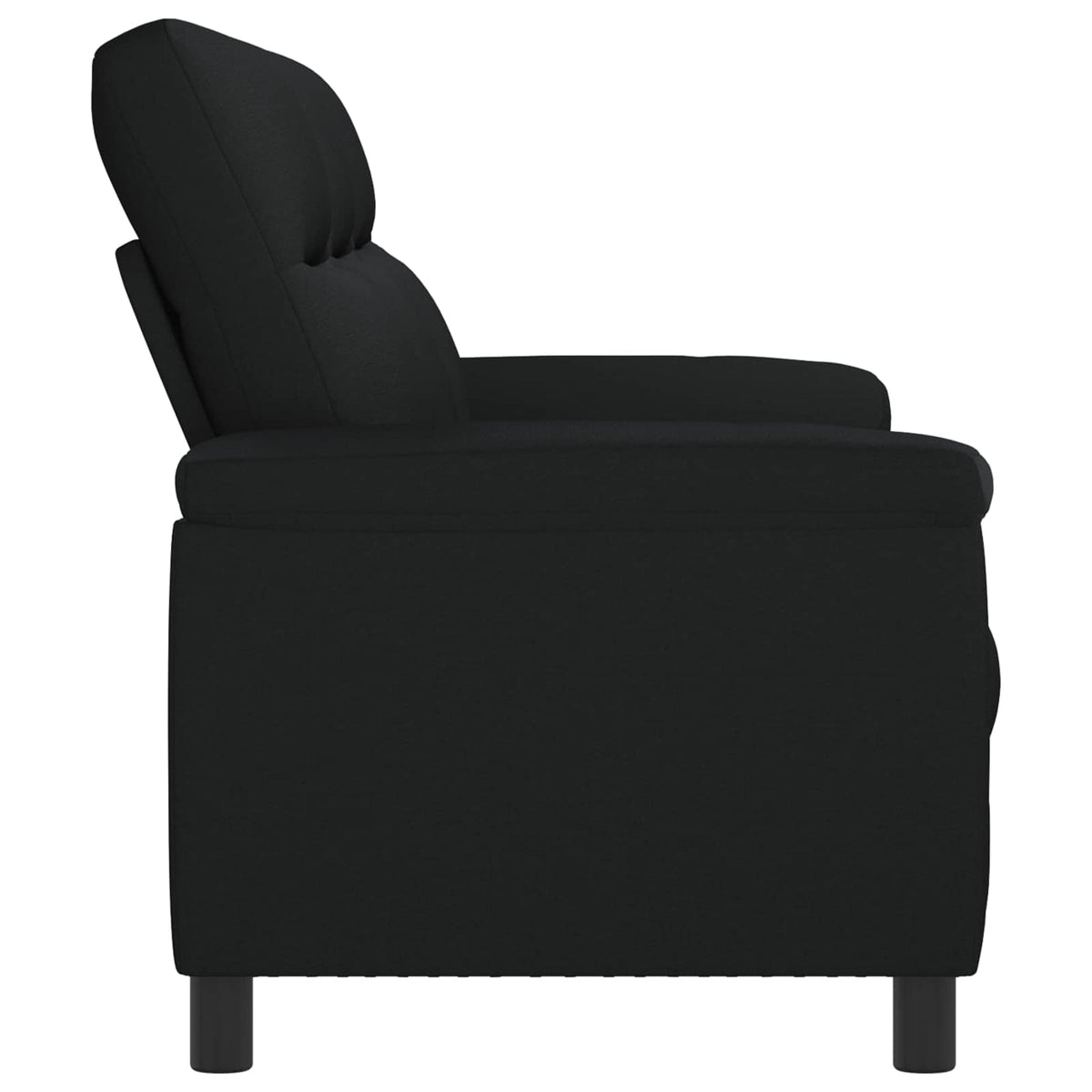 vidaXL Sofa Czarny 214 x 90 x 95 cm tkanina