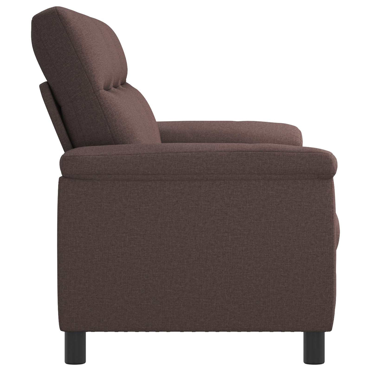 vidaXL Sofa Ciemny brąz 214 x 90 x 95 cm tkanina