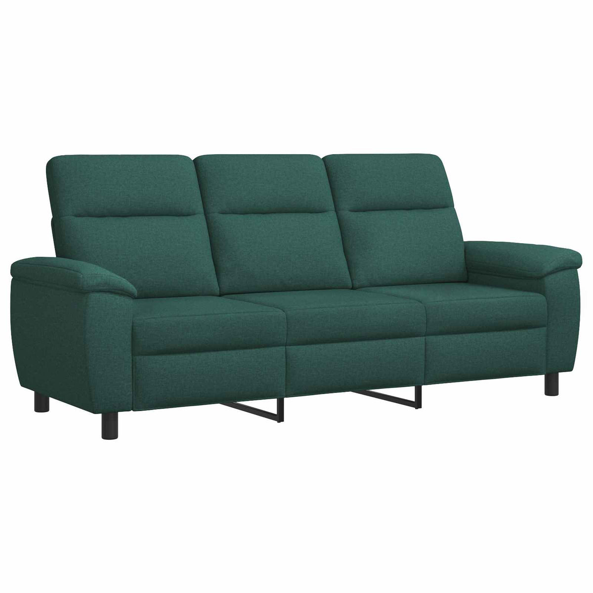 vidaXL Sofa Ciemnozielony 214 x 90 x 95 cm tkanina