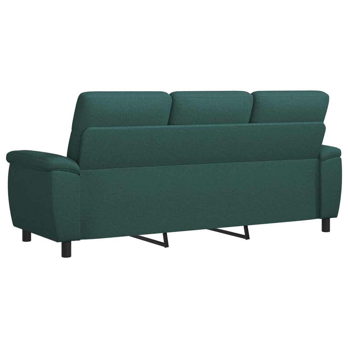vidaXL Sofa Ciemnozielony 214 x 90 x 95 cm tkanina