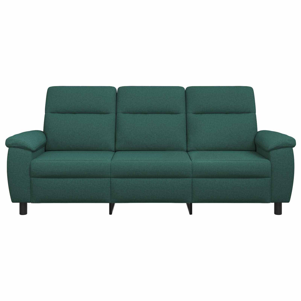 vidaXL Sofa Ciemnozielony 214 x 90 x 95 cm tkanina