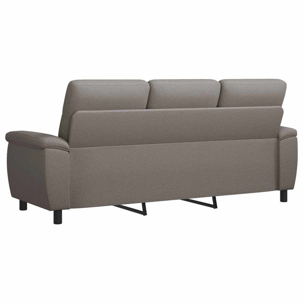vidaXL Sofa Ciemnoszary 214 x 90 x 95 cm tkanina