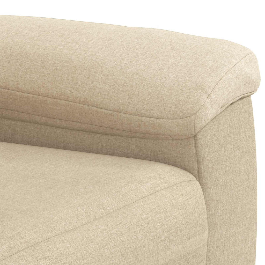 vidaXL Sofa kremowy 214 x 90 x 95 cm tkanina