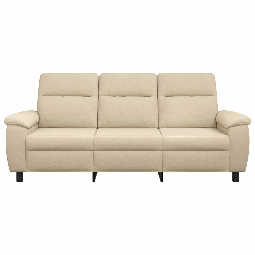 vidaXL Sofa kremowy 214 x 90 x 95 cm tkanina