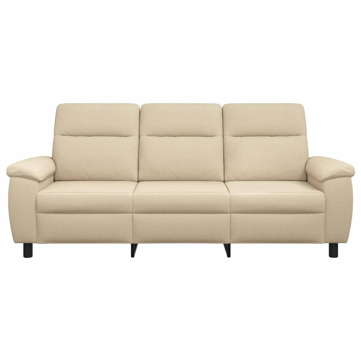 vidaXL Sofa kremowy 214 x 90 x 95 cm tkanina