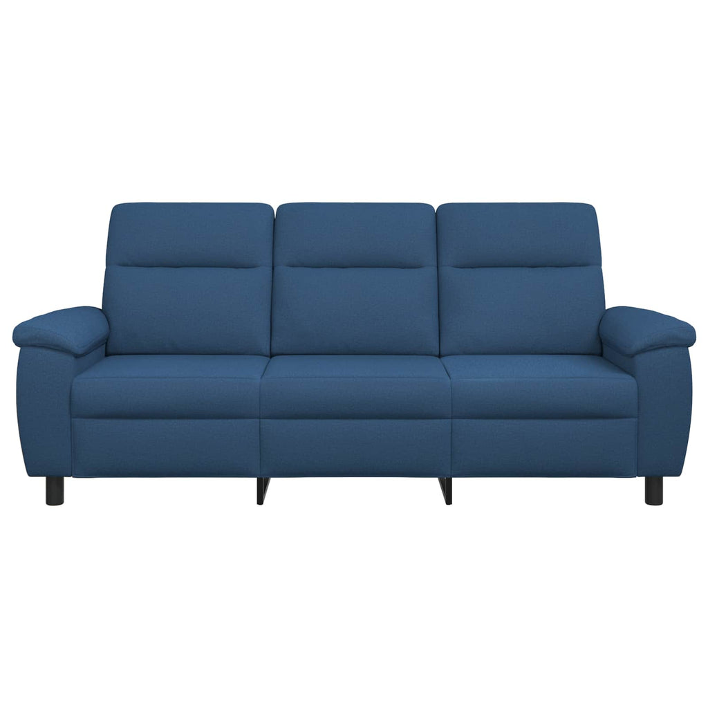 vidaXL Sofa niebieski 214 x 90 x 95 cm tkanina