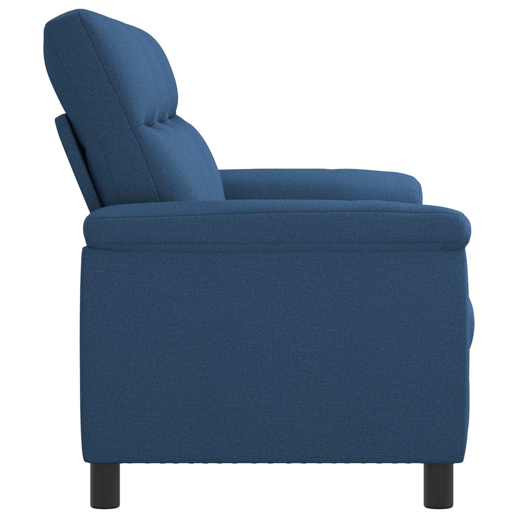 vidaXL Sofa niebieski 214 x 90 x 95 cm tkanina