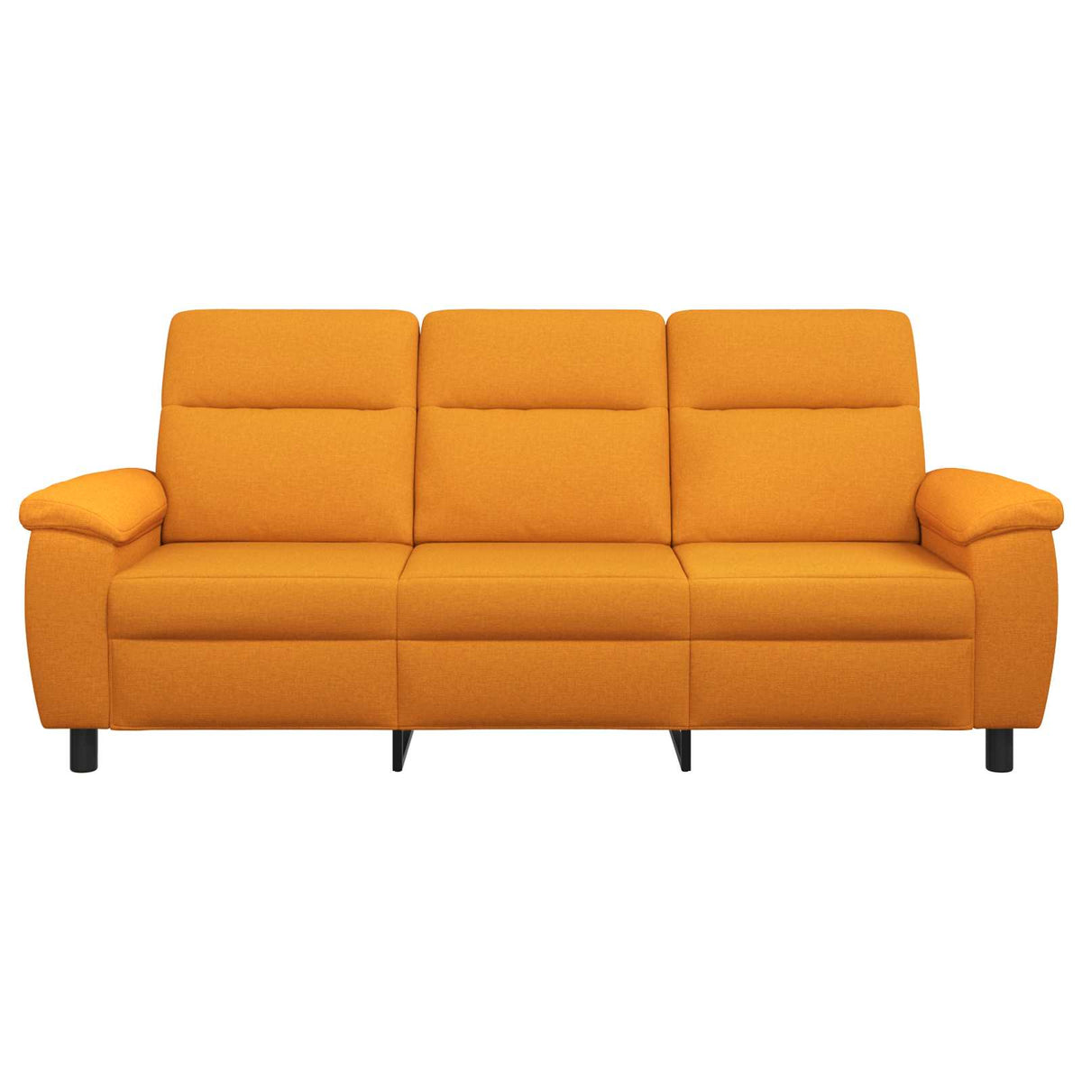 vidaXL Sofa Ciemny Żółty 214 x 90 x 95 cm tkanina