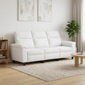 vidaXL Sofa Biały 214 x 90 x 95 cm tkanina