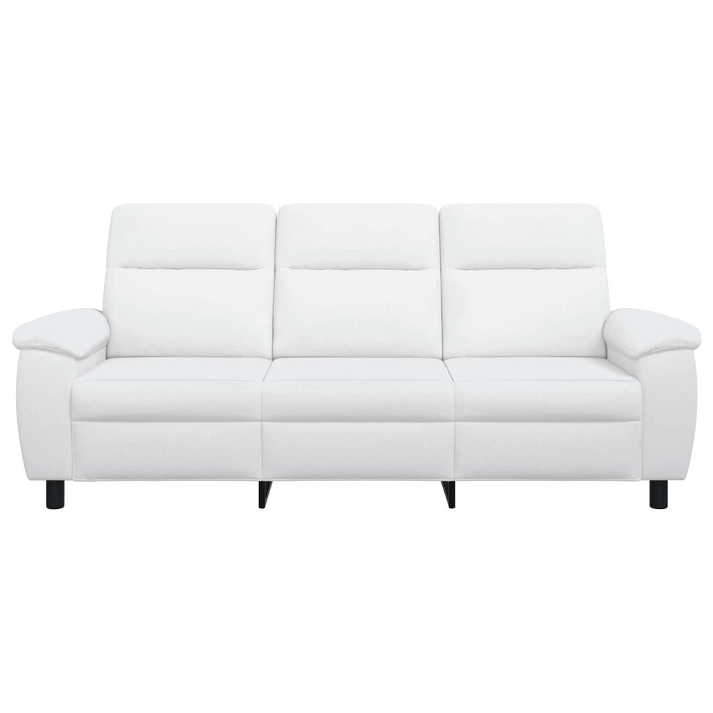 vidaXL Sofa Biały 214 x 90 x 95 cm tkanina