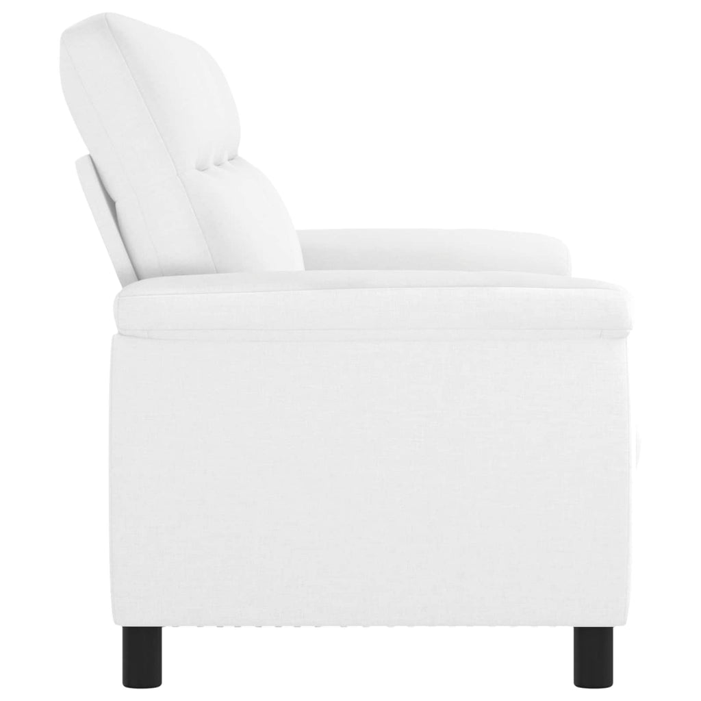 vidaXL Sofa Biały 214 x 90 x 95 cm tkanina
