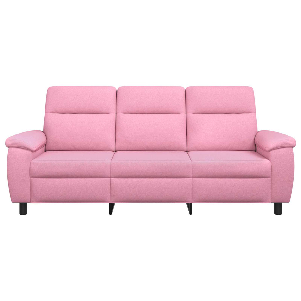 vidaXL Sofa różowy 214 x 90 x 95 cm tkanina