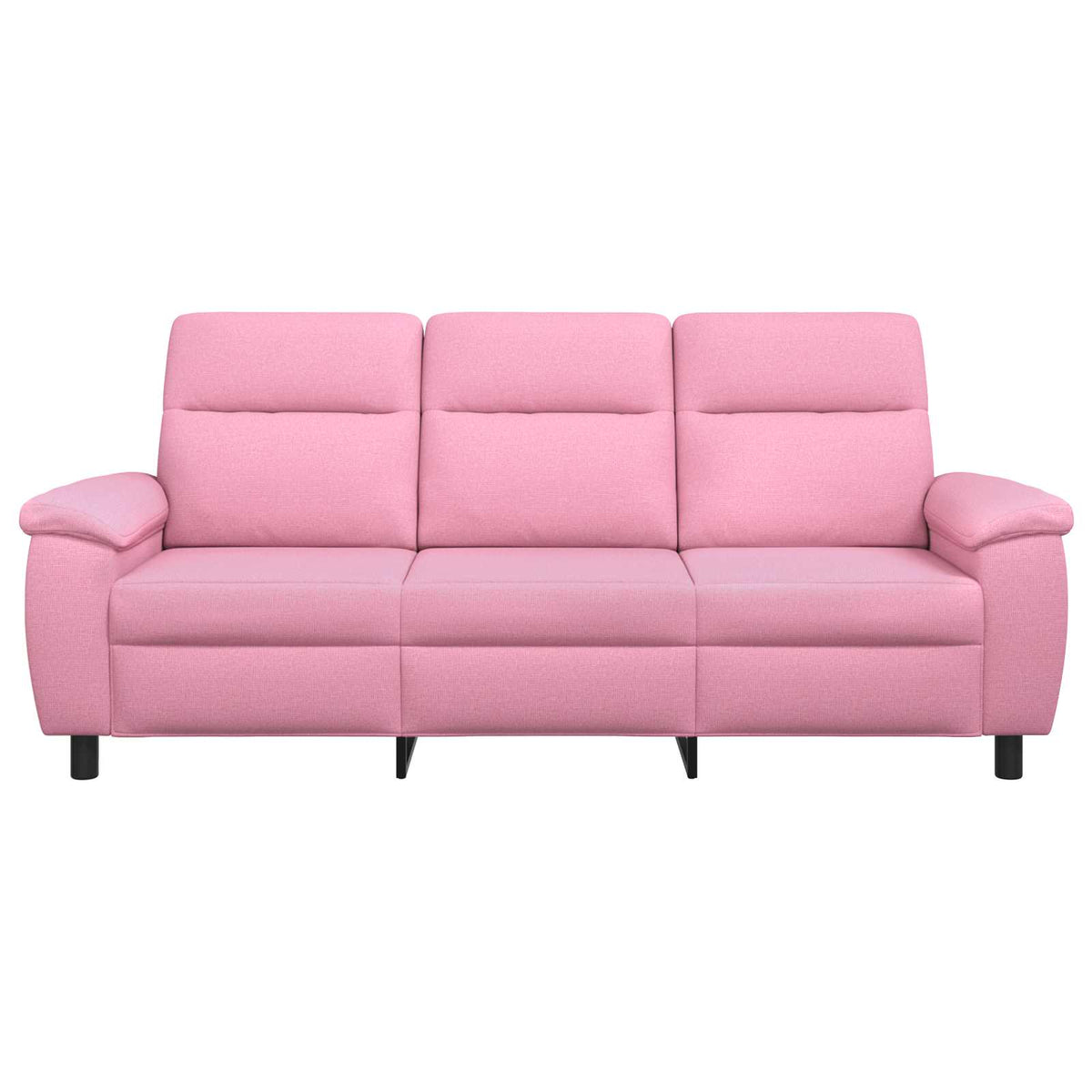vidaXL Sofa różowy 214 x 90 x 95 cm tkanina